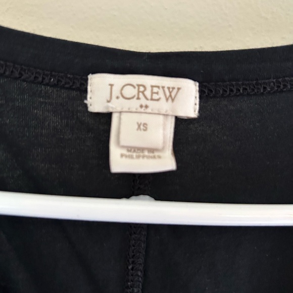 J. Crew Black Sleeveless T-Shirt Dress Size XS - Picture 2 of 4